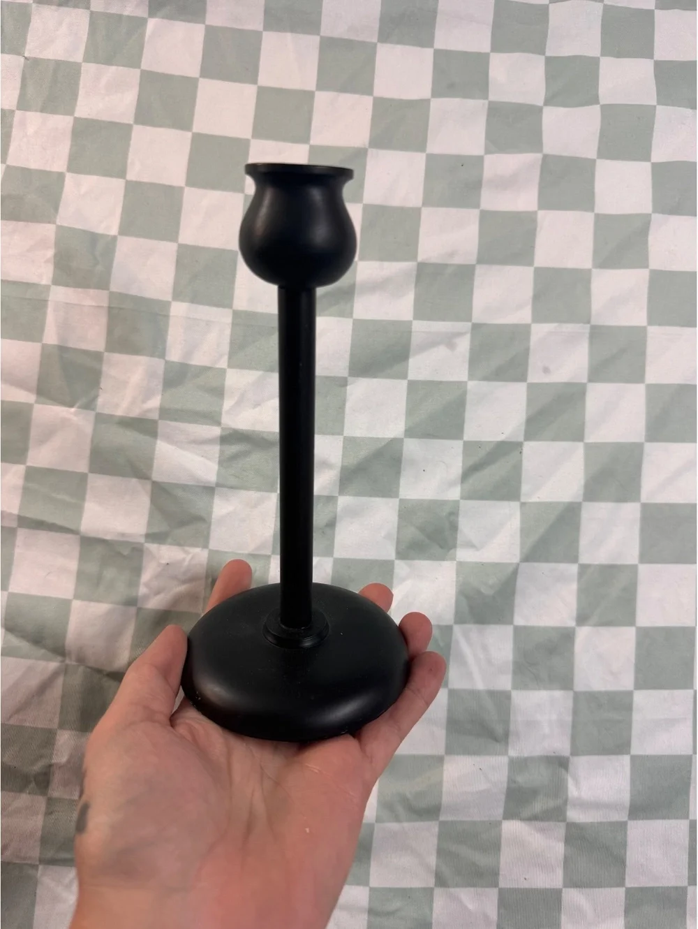 IKEA Black Metal Candle Holders Set of 3